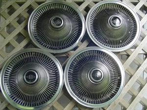 1967 1968 1969 1970 BUICK RIVIERA HUBCAPS WHEEL COVERS CENTER CAPS VINTAGE - Picture 1 of 23