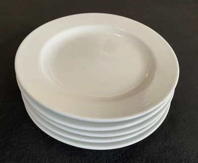 5 platos de cena Williams Sonoma Everyday Restaurant Ware blancos de 9,75" envío gratuito Foto 1 de 4