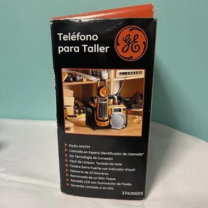 GE Shop Telefon AM/FM Radio Anruf warten Anruferkennung BRANDNEU - Bild 1 von 5