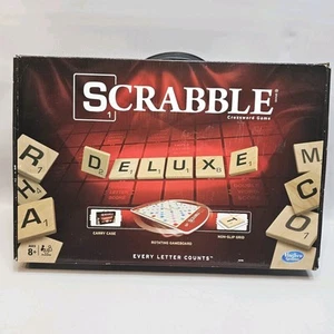 Scrabble Deluxe Turntable Edition Game 2014 Parker Brothers Complete In Exc Cond - Picture 1 of 9