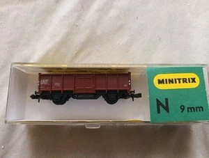 A Model Metal Mineral Wagon In N Gauge By Trix Boxed No 3529 - Picture 1 of 1