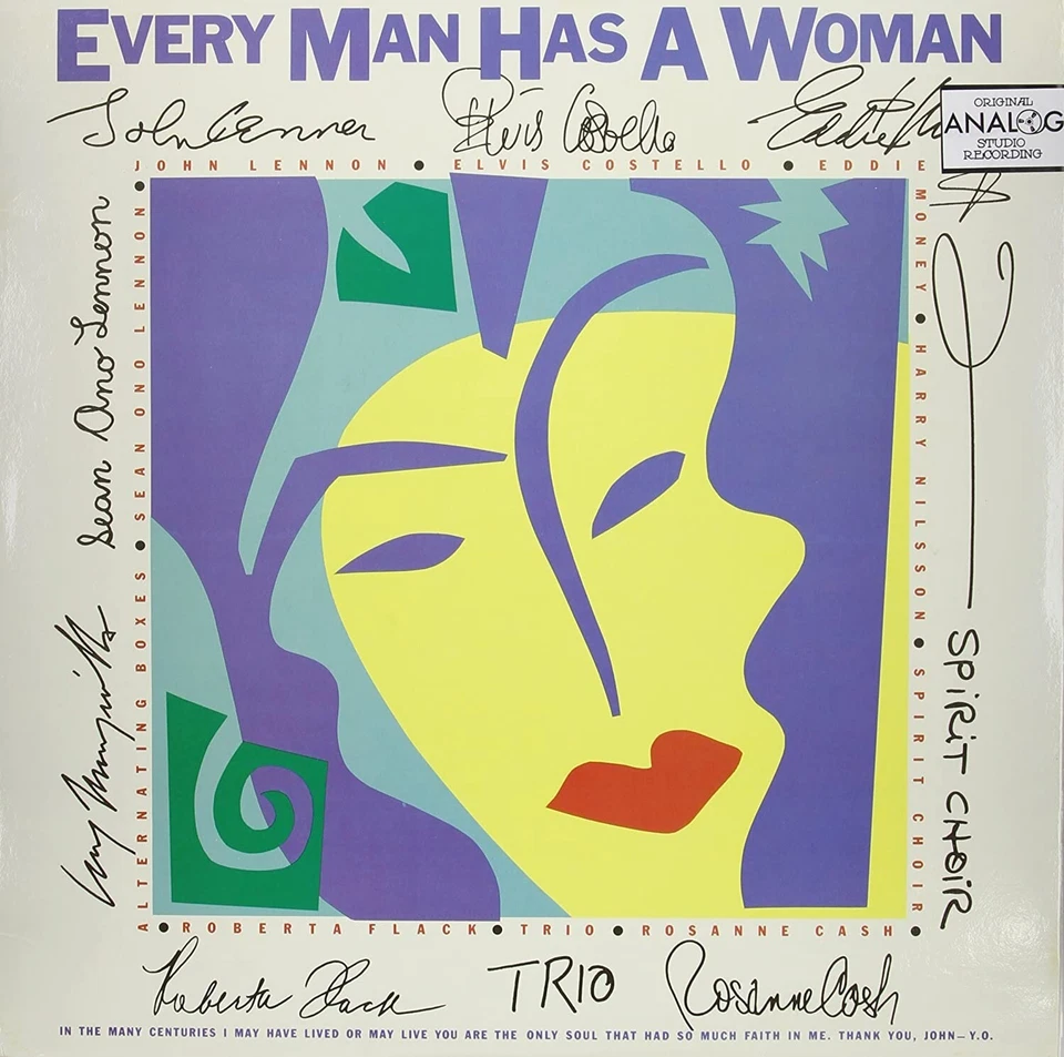 Every Man Has A Woman - 1984 Vinyl Yoko Ono Tribute Album, LIKE NEW 0428 - Image 1 of 1