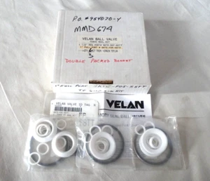 Velan Ball Valve TE-600 Seal Kit 1 " Full Port SKTE-F05-SST Box of 3 Pack - Picture 1 of 7