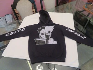 Nauruto Graphic Hoodie Sweatshirt Kids Size Large Kakashi Obito Pullover - Picture 1 of 6