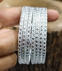 Nuevo Juego de 7 Brazaletes, Brazaletes de Plata 925 Brazaletes de Diseñador, Brazalete para Mujer T1 - Imagen 1 de 8