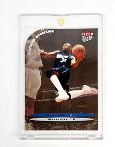 PLATINUM MEDALLION DIE CUT SP 2003-04 Fleer Ultra Nick Van Exel MAVERICKS MINT 