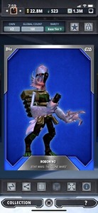 Topps Star Wars Digital Card Trader Tier 9 - Blue Cloth Robonino S3 - 100 cc