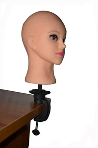 Wig hair model adjustable wig tripod stand hair bracket mannequin training head - Picture 1 of 6