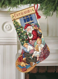 Dimensions Counted Cross Stitch Kit: The Gold Collection: Stocking: Sweet Dreams - Picture 1 of 1