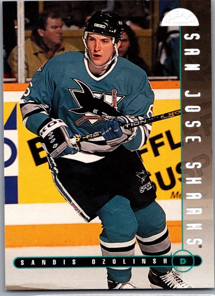 1995-96 Leaf Hockey - #183 Sandis Ozolinsh - Image 1 of 2
