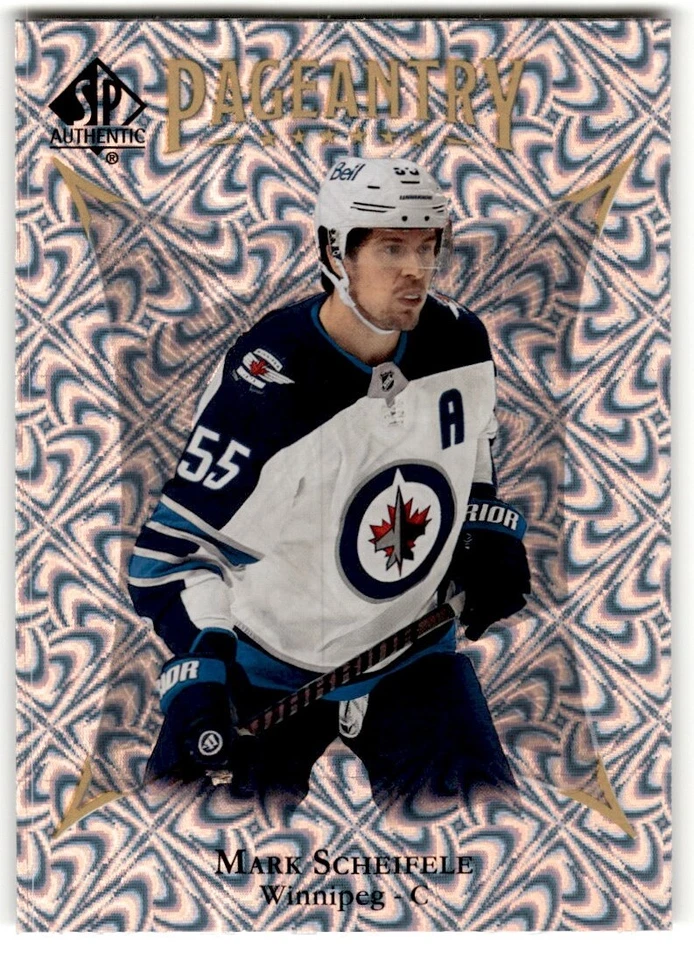 Mark Scheifele 2021-22 SP Authentic Pageantry #P-25 Winnipeg Jets - Image 1 of 2