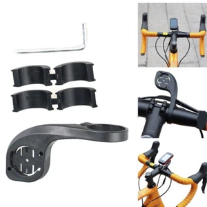 Black Bike Mount Out-front Handlebar Computer Holder For iGPSPORT GS50/60iGS618 - Picture 1 of 9