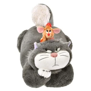 Disney Store Japan Plush Lucifer & Jack Large Stuffed Toy DISNEY CAT DAY 2025 - Picture 1 of 8