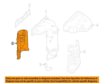 Infiniti NISSAN OEM 2015 QX60 2.5L-L4 Manifold-Exhaust-Heat Shield 165903KA1C - Изображение 1 из 2
