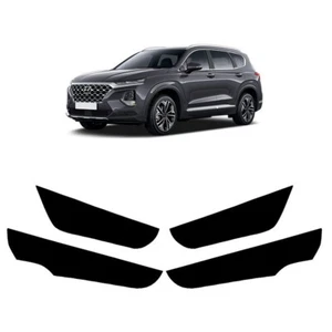 Carbon Inside door panel protect Cover for 08/2018 ~ 2019 Hyundai Santa Fe TM - Picture 1 of 12