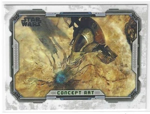 2022 TOPPS STAR WARS THE BOOK OF BOBA FETT CONCEPT ART CA-8 TAKING DOWN SARLACC - Picture 1 of 1