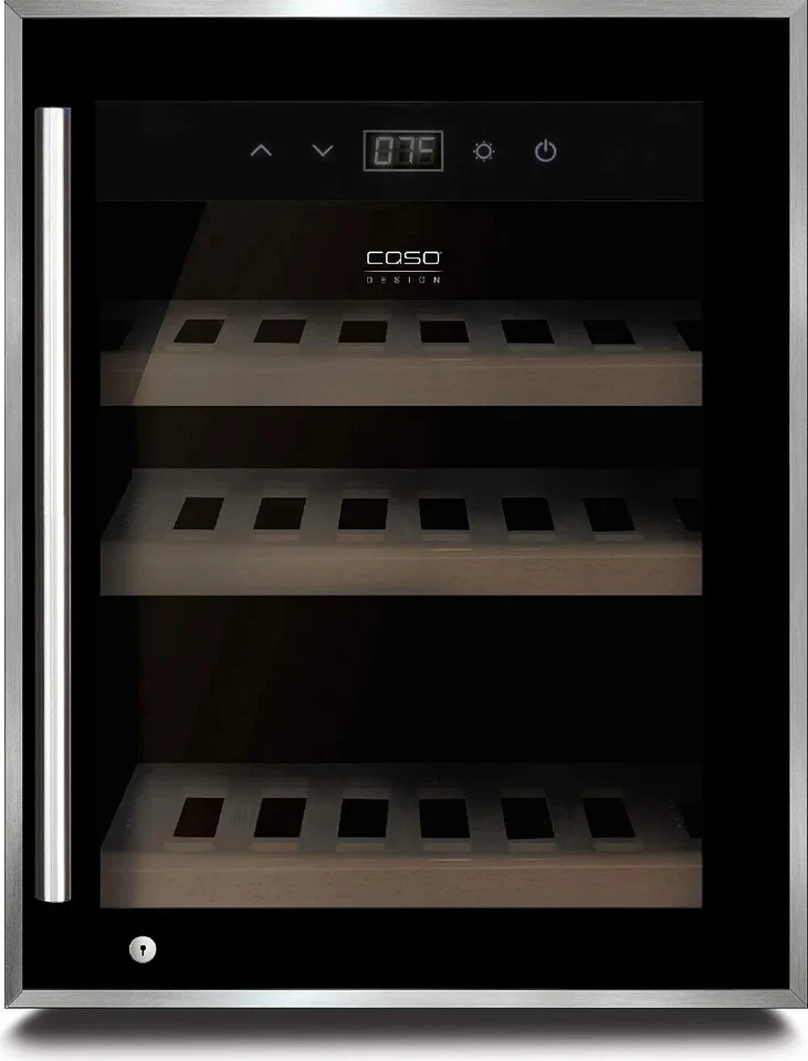 Caso - Cantinetta per Vino 12 Bottiglie WineSafe 12 Black 624 - Immagine 1 di 3