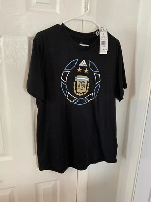 ADIDAS ARGENTINA AFA Tee Shirt Women LARGE SIZE (100% Cotton) - Image 1 of 4