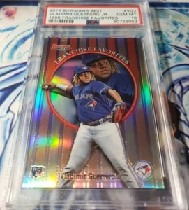 PSA 10 GEM MINT 2019 BOWMAN'S BEST '99 FRANCHISE FAV. REF VLADIMIR GUERRERO JR - Picture 1 of 2