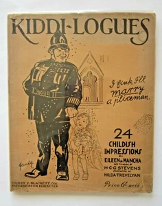 1927 Kiddi-Logues Old Music Book HCG Stevens Eileen de Mancha Hurst Blackett +DJ - Picture 1 of 12