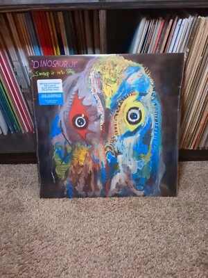 SEALED! Dinosaur Jr Sweep it Into Space Exclusive Blue Pink Splatter ColorVinyl  - Image 1 of 2