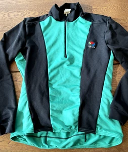 BELLWETHER RADTRIKOT FAHRRAD FAHRRAD RENNEN GRÜN SCHWARZ-SHIRT X-LRG Vintage 80er - Bild 1 von 4