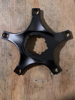SRAM 3-Bolt Direct Mount Spider 5-Bolt 130mm BCD Road CX Gravel Black Aluminum - Image 1 of 2