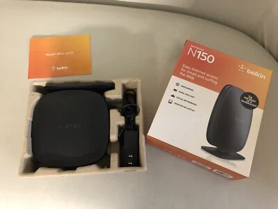 Belkin N150 Wireless/Wi-Fi Router 4x LAN Ports 2.4 GHz F9K1001 - Image 1 of 4