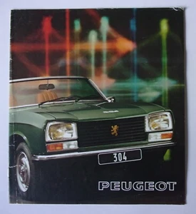 PEUGEOT 304S COUPE & CONVERTIBLE orig 1974 1975 UK Mkt Sales Brochure - 304 S - Picture 1 of 5
