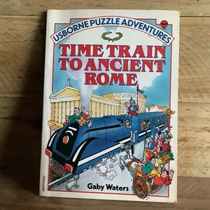 USBORNE PUZZLE ADVENTURES - TIME TRAIN TO ANCIENT ROME - PAPERBACK BOOK - Picture 1 of 5