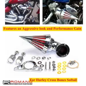 Washable Air Cleaner Filter Kit For Harley Cross Bones Rocker Softail 2008-2009 - Picture 1 of 8