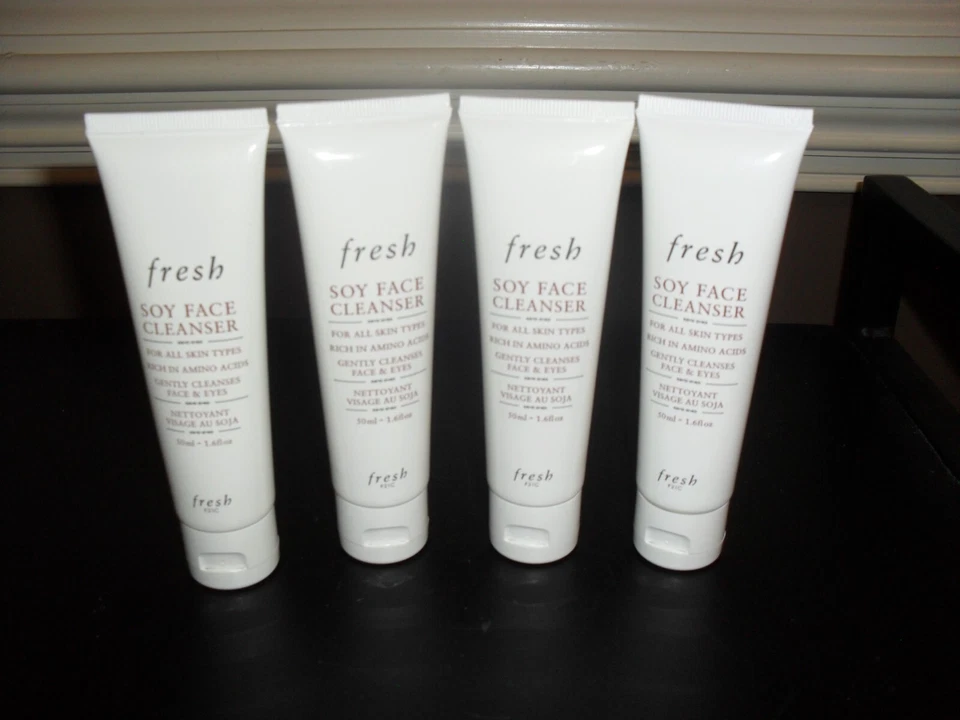 Fresh Soy Face Cleanser 1.6 FL Oz 50 Ml for All Skin Types