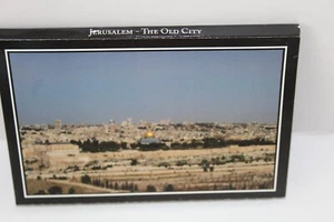 Carpeta de postales de Jerusalén La Ciudad Vieja libro desplegable Qassem Co guía turística - Imagen 1 de 10
