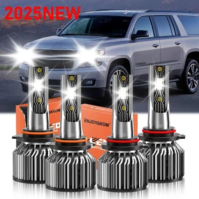Front LED Headlight Bulb High Low Beam Kit For Chevrolet Suburban 2500 2000-2006 - Изображение 1 из 4