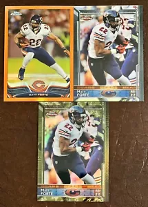 Matt Forte Topps Chrome Lot - 2014 Orange + 2015 Camo Refractor /499 +Base #32🔥 - Picture 1 of 1