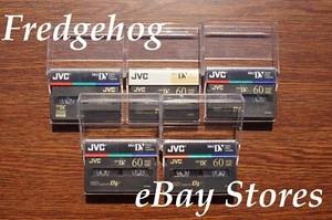 5 x QUALITY JVC DVM-60 MINI DV DIGITAL VIDEO CAMCORDER TAPES / CASSETTES - Picture 1 of 3