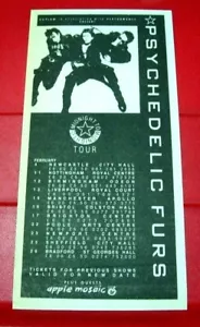 The Psychedelic Furs UK Tour Vintage ORIG 1987 Press/Magazine ADVERT 7.5"x 3.5" - Imagen 1 de 3