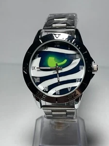 Reloj para hombre Seattle Seahawks NFL Team Logo acero inoxidable NUEVO - Imagen 1 de 9