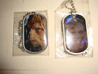 Two Rare Walking Dead Dog Tags Featuring Two Different Zombies, Including Foil!