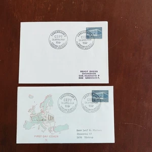 Denmark . FDC. 28 April 1969. CEPT. Post-and Telecommunication. Set no. 1 - Picture 1 of 2