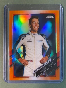 2021 Topps Chrome George Russell Orange Red SSP Williams Racing 19 - Bild 1 von 2