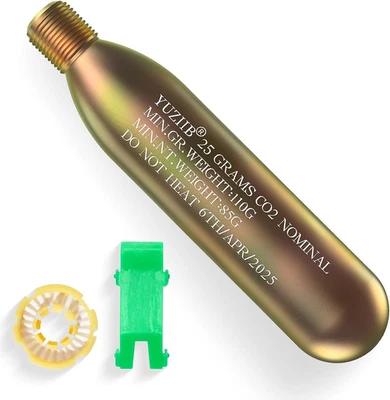 24 Gram CO2 Cartridge for Life Vest,CO2 Cartridge Replacement for Auto/Manual Li - Image 1 of 4