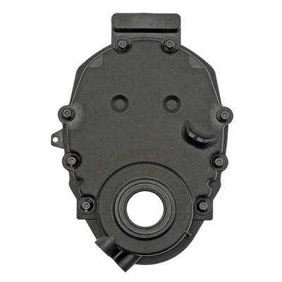 For GMC C1500/K1500 1996-1999 Timing Cover | Plastic Material | Black | 12523972 - Image 1 of 4