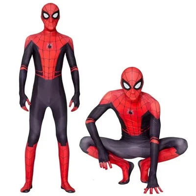 SPIDERMAN Costume Uomo Ragno Anime Adulto 3D Spandex Supereroe Tuta Halloween