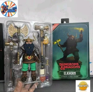 Dungeons & Dragons Elkhorn Ultimate Action Figure NECA Nano Guerrero originale - Imagen 1 de 5