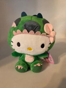 Hello Kitty 6 Zoll Plüsch als Dinosaurier verkleidet - Bild 1 von 5