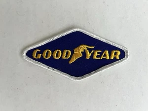 Vintage Good Year Tires Embroidered Sew-on Patch 4.25" x 2.25" NEW - Picture 1 of 2