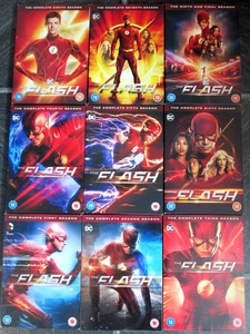 The Flash -  Complete Series 1-9 Collection [DVDS With Slipcovers] EX C REGION 2 - Picture 1 of 2