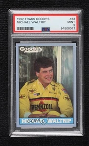 1992 Traks Goody's Michael Waltrip #23 PSA 9 MINT - Picture 1 of 3