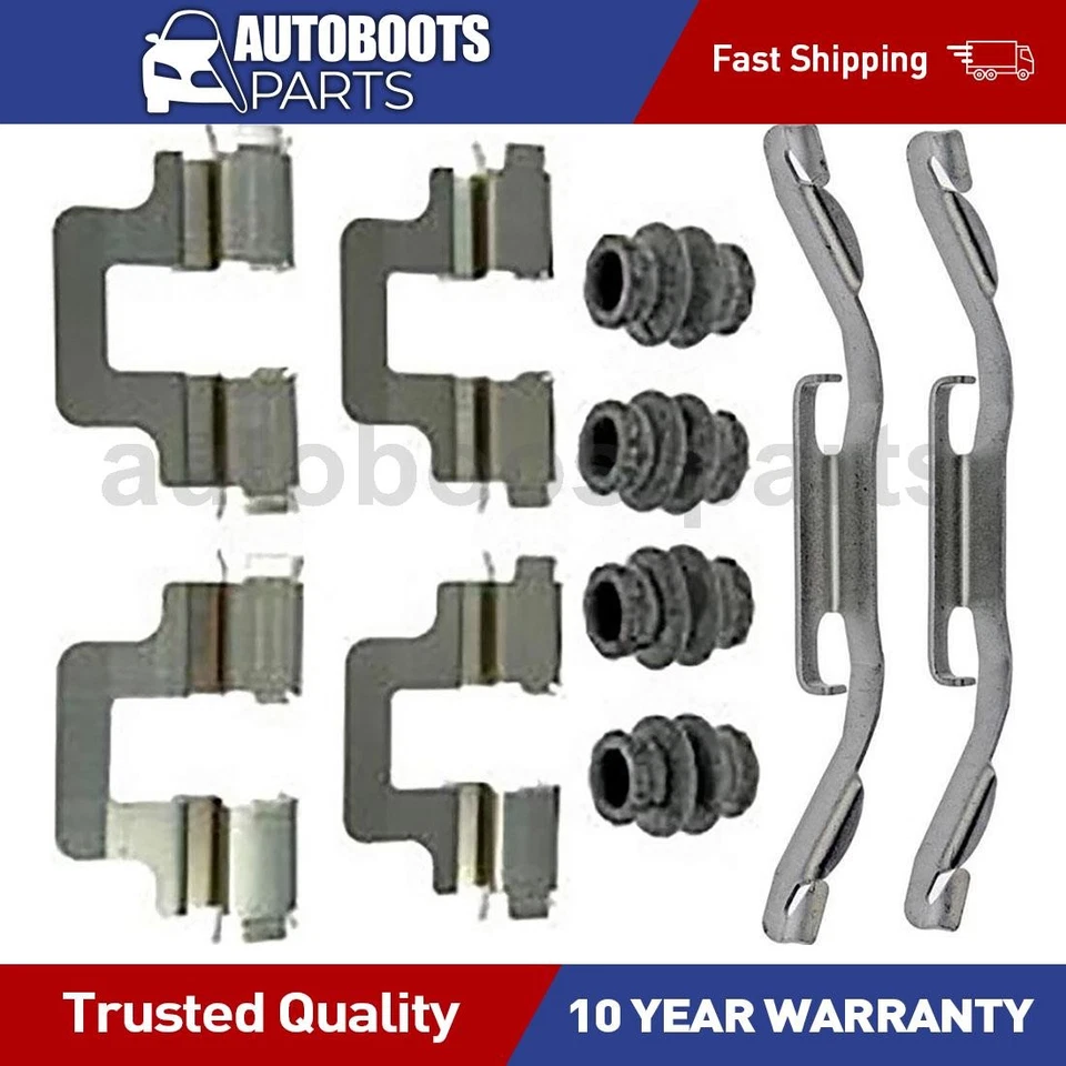 Front Rear Disc Brake Hardware Kit for 2007-2009 Volvo S80 - Image 1 of 4